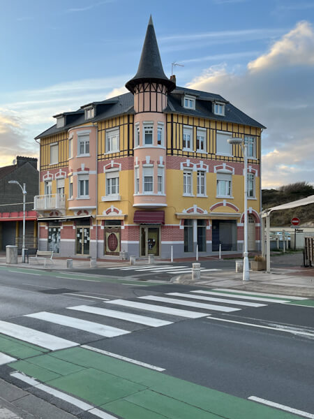 Typical building in Fort-Mahon-Plage (Normandie)