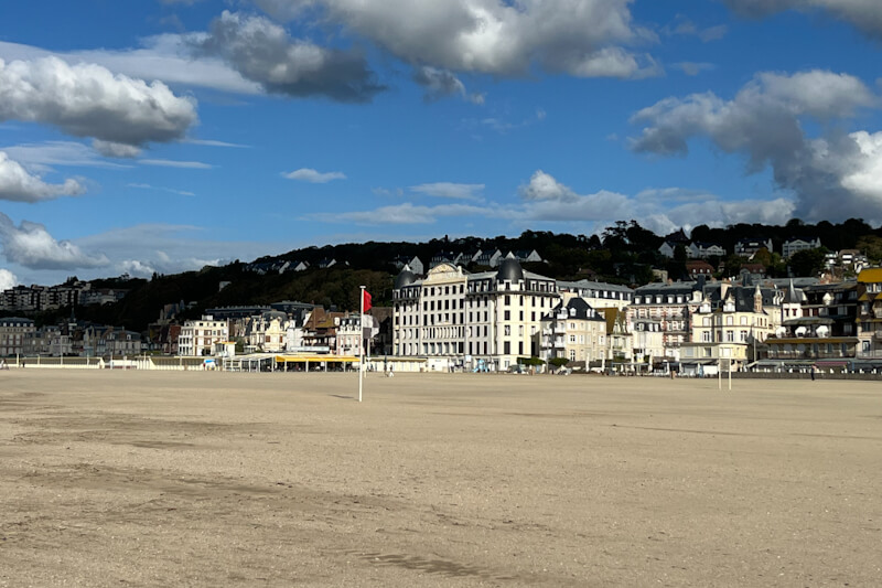 Beach at Trouville-sur-Mer, Normandie