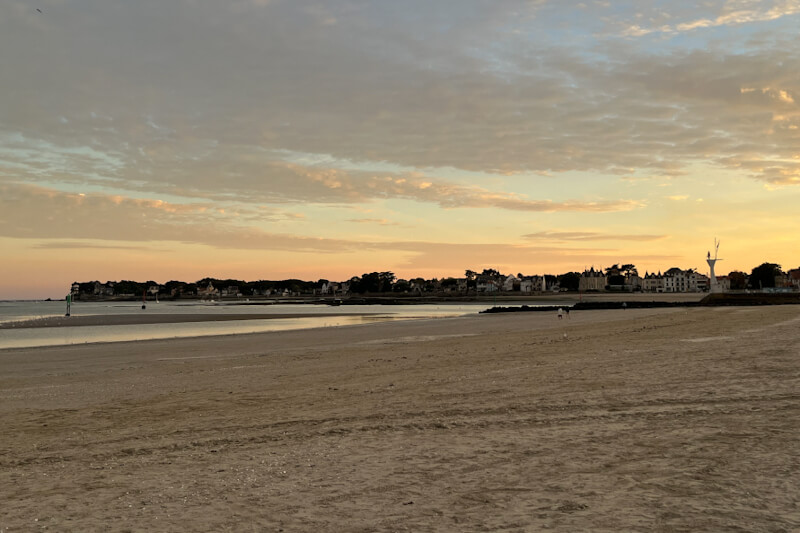 Beach at Royan, south of Bretagne