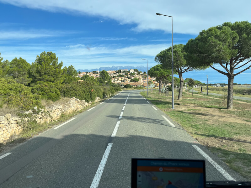 On the road in southern France (motorhome camping in France)