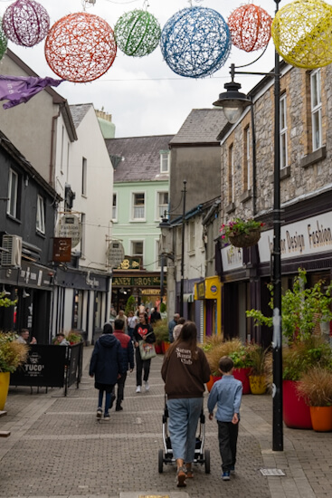 A walk in town