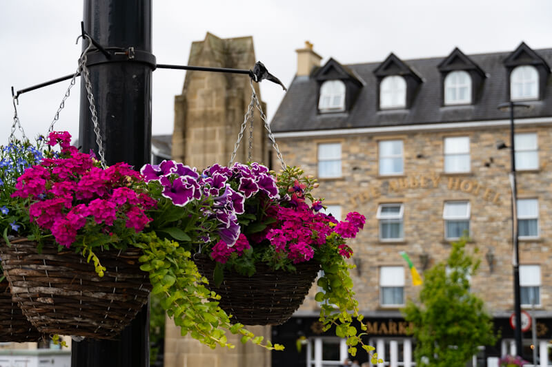 At the town centre