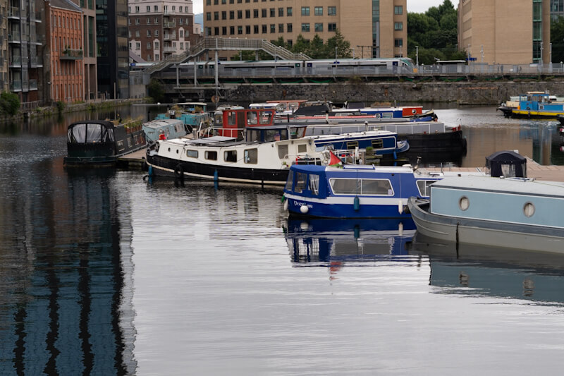 Narrow boats at grand canal