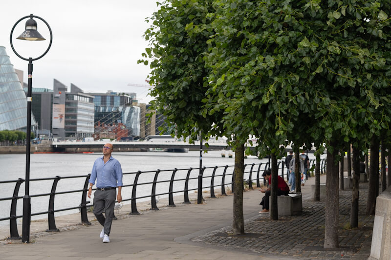 Promenade at River Liffey