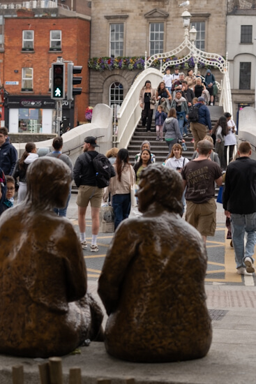 At Ha`Penny Bridge