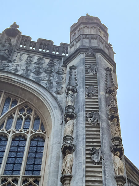 Ladder to heaven at Bath Abbey