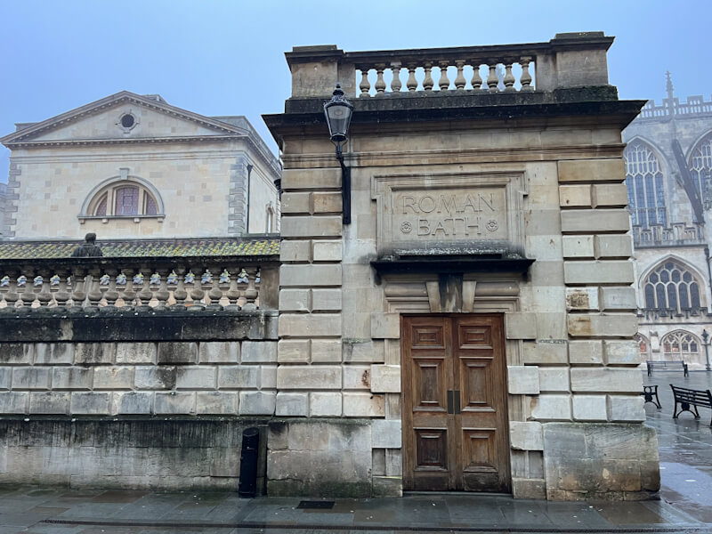 At the Roman Bath (Bath)