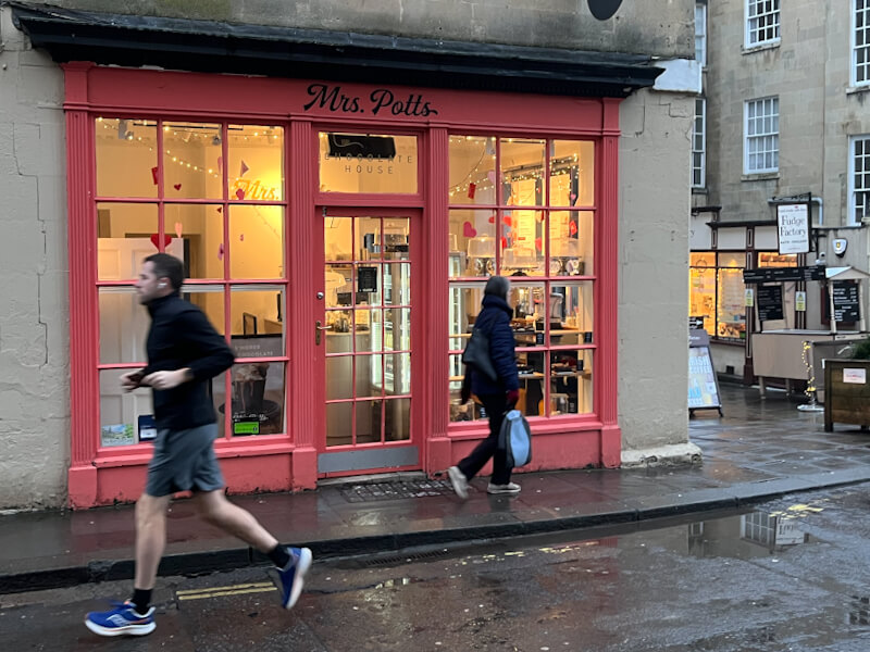 Somewhere in the old city of Bath