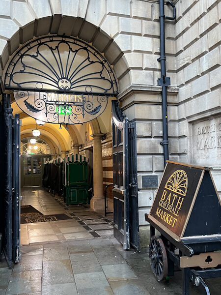 Entrance to Bath Guidhall Market