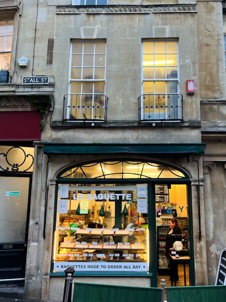 French bakery in English town (Bath)