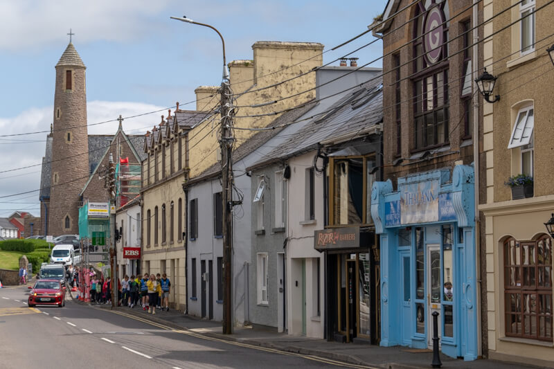 Strolling through town