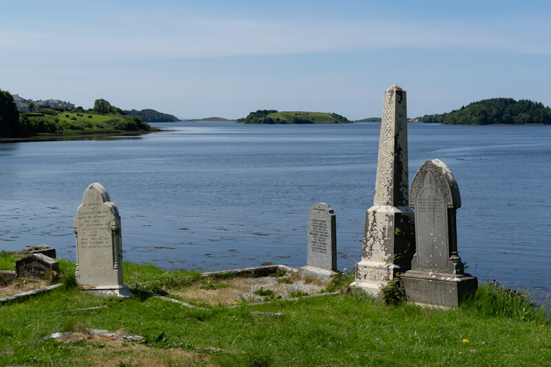 Old Abbey graveyard with a view