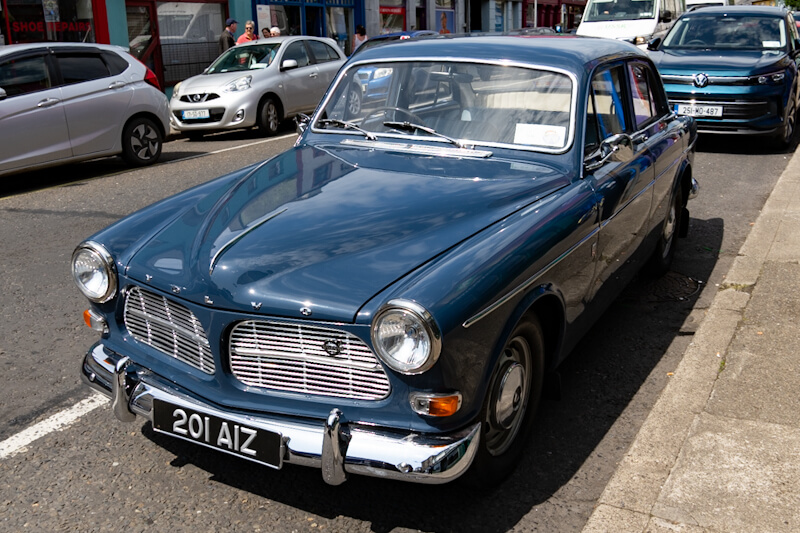 Vintage car in town