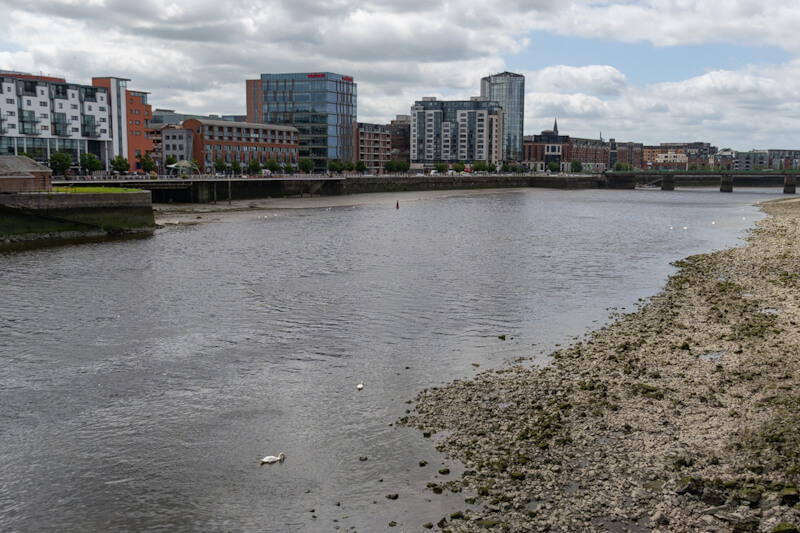 Modern city centre of Limerick