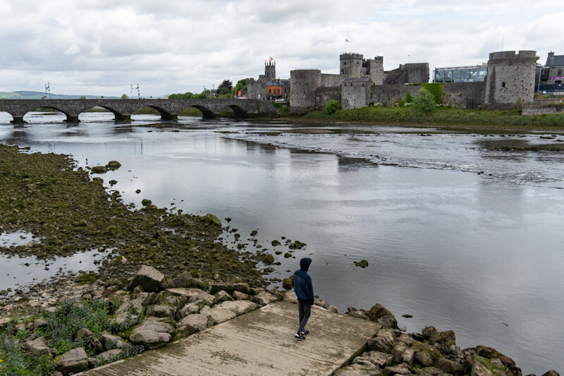 View over the river to the castle