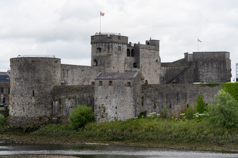 King John`s Castle is massive