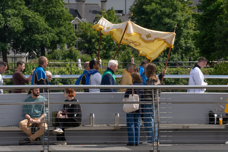 Procession towards Galway Cathedral