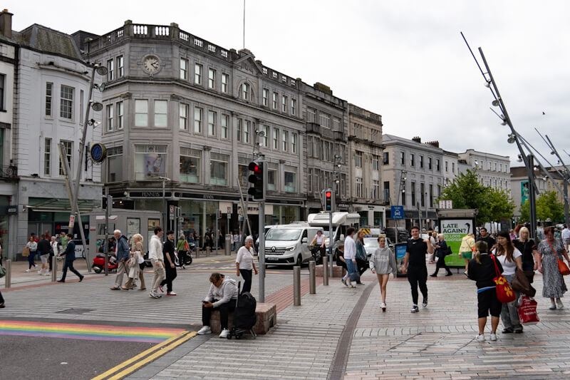 Busy city of Cork
