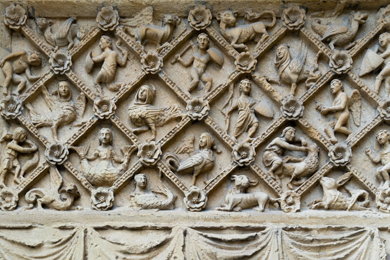 Details on the cathedral´s facade