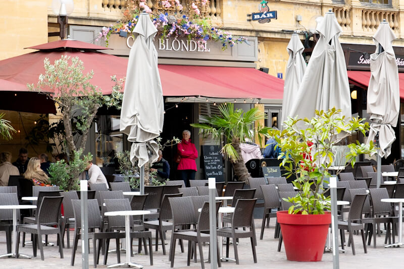 Café at Place d´Armes