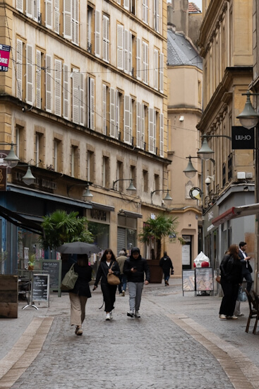 In the streets of old Metz